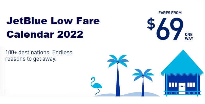 Jetblue low fare calender