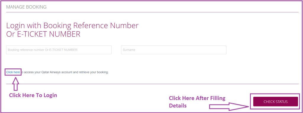 qatar airways manage booking