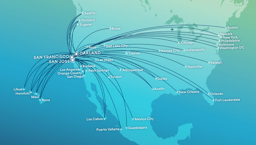 alaska airlines route map