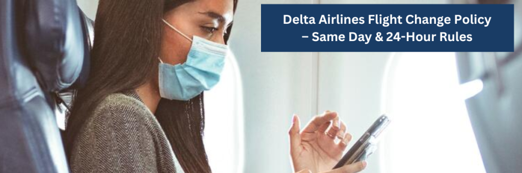 Delta Airlines Flight Change Policy – Same Day & 24-Hour Rules
