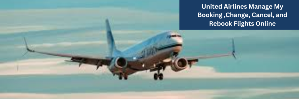 United Airlines Manage My Booking – Flight Changes & Refunds